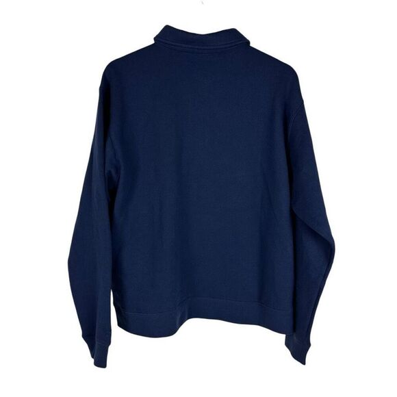 PINK Everyday Fleece Navy Polo Sweatshirt size Medium NEW - Picture 5 of 13